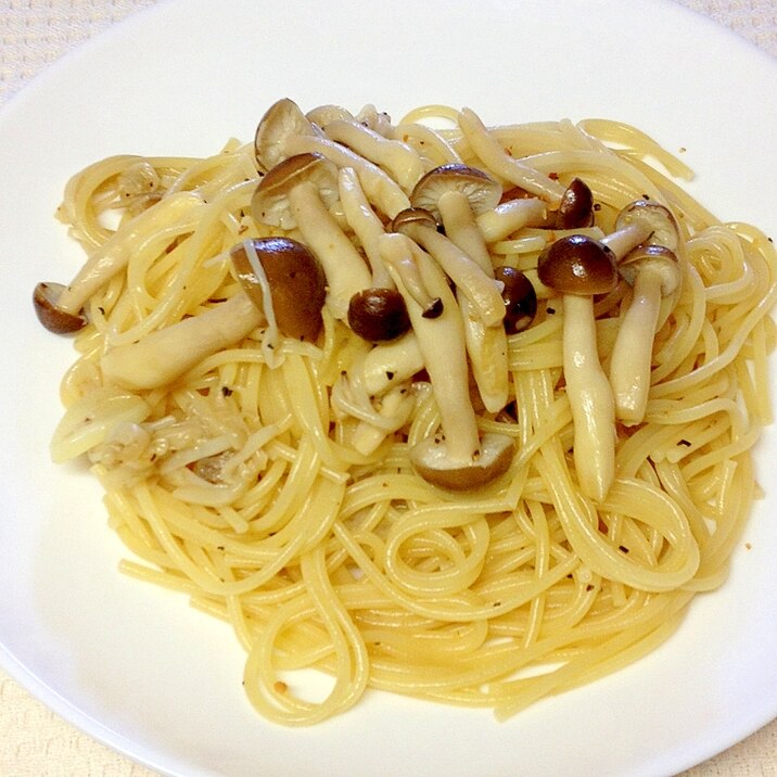 トリプルきのこのペペロンチーノ♪パスタ♪